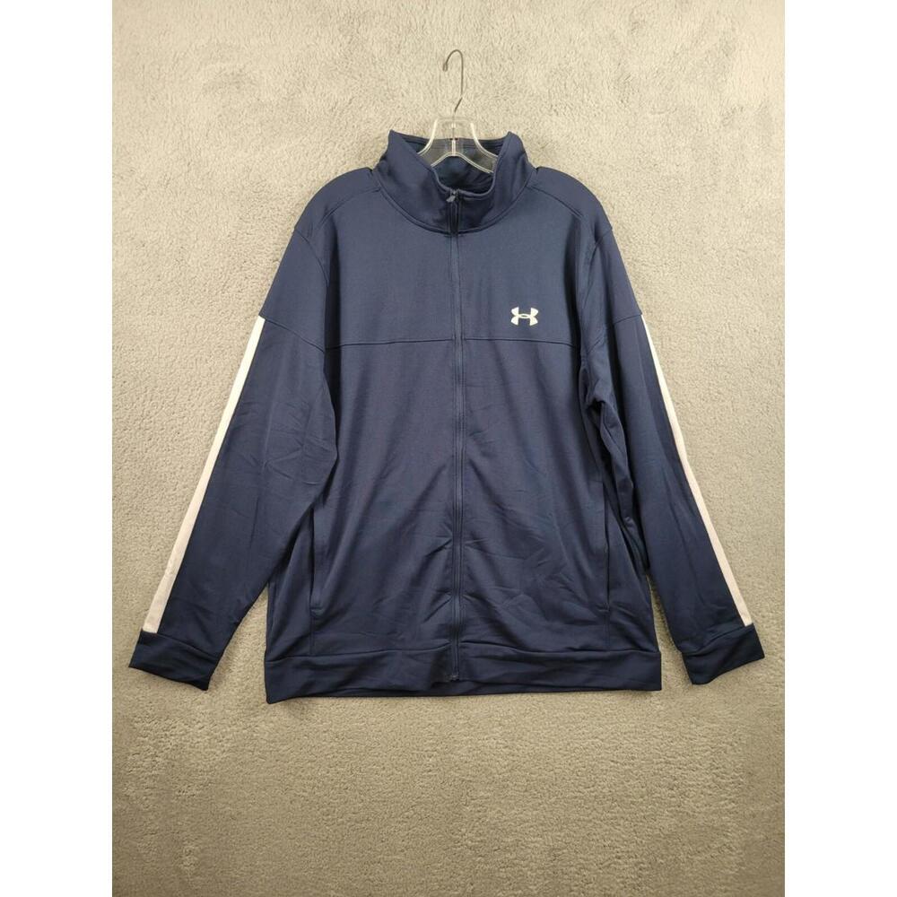 Under Armour Men’s Sportstyle Pique Tracksuit Jacket Mens 2XL Blue 1313204.
